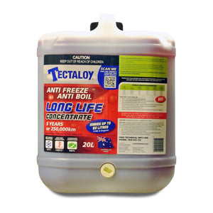 Tectaloy Anti Freeze Anti Boil Long Life Concentrate Coolant 20LT Green and Red
